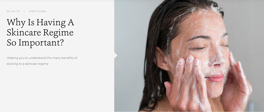 Why is having a skincare regime so important