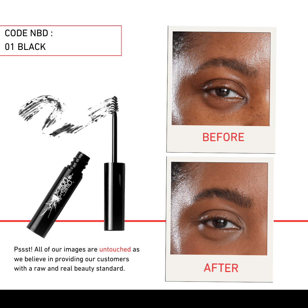 CODE NBD Natural Brow Definer - Long-Lasting Eyebrow Gel with Hair Pigmentation
