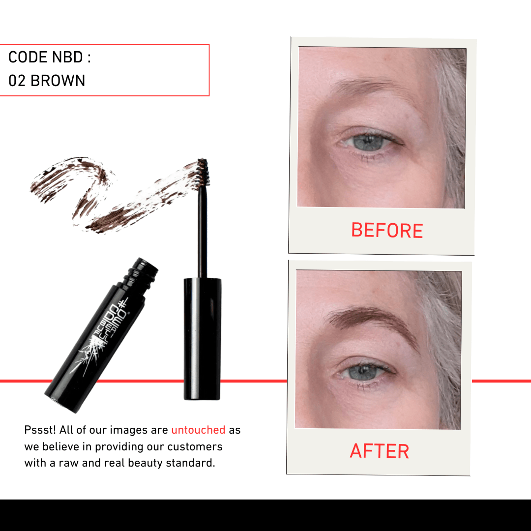 CODE NBD Natural Brow Definer - Long-Lasting Eyebrow Gel with Hair Pigmentation