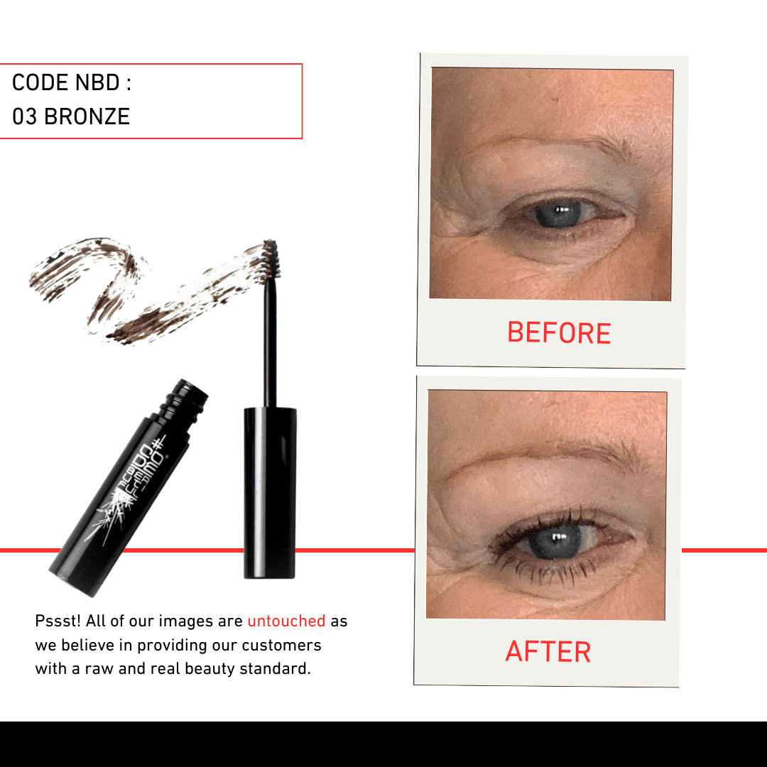 CODE NBD Natural Brow Definer - Long-Lasting Eyebrow Gel with Hair Pigmentation