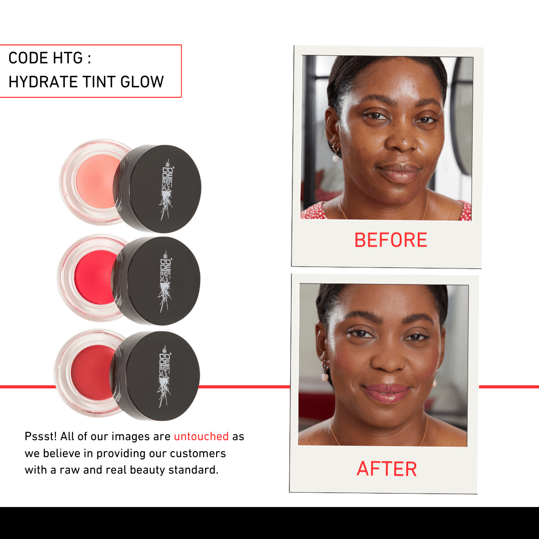 CODE HTG Hydrate Tint Glow - 2-in-1 Lip & Cheek for Natural Radiance
