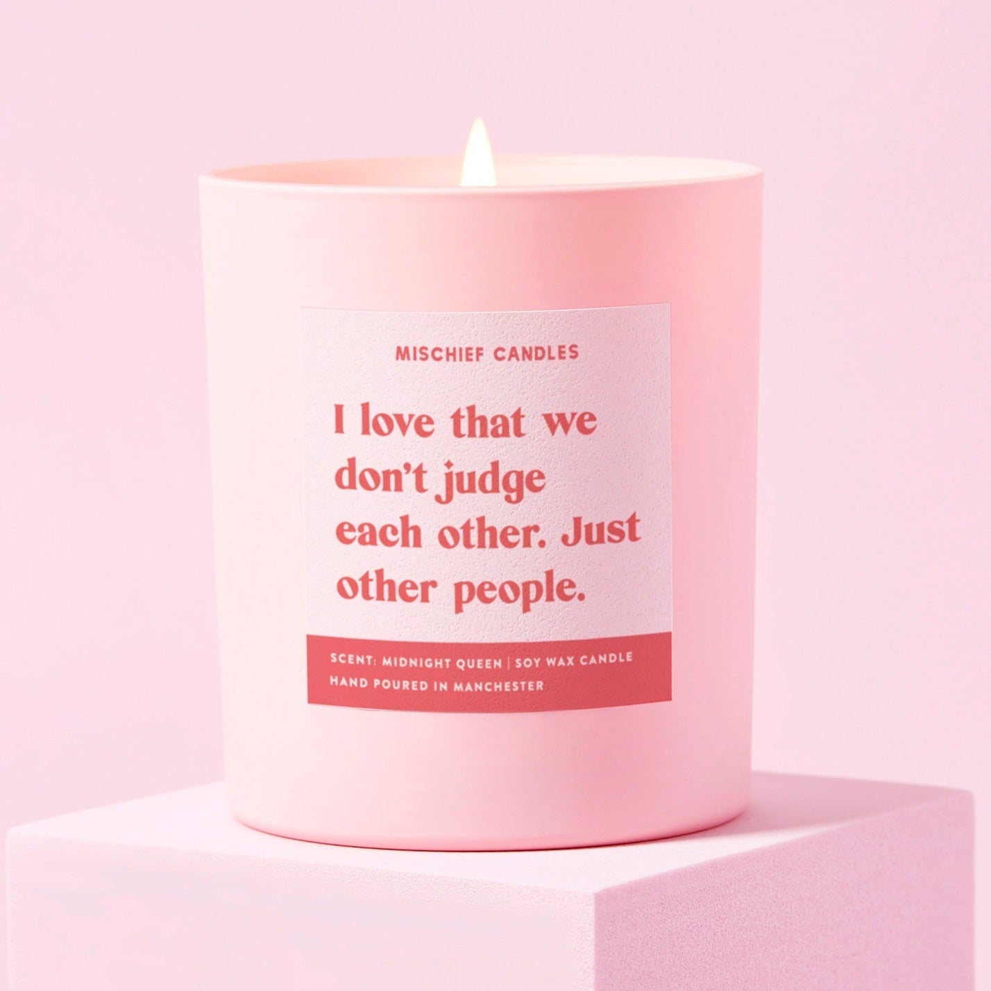 Friendship Gift Funny Gift For Her Soy Wax Candle Judge Other People