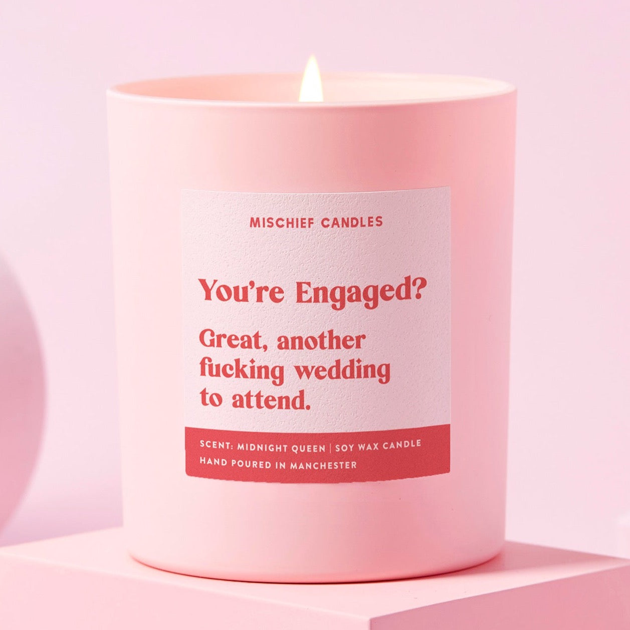 Engagement Gift Funny Candle Another Fucking Wedding