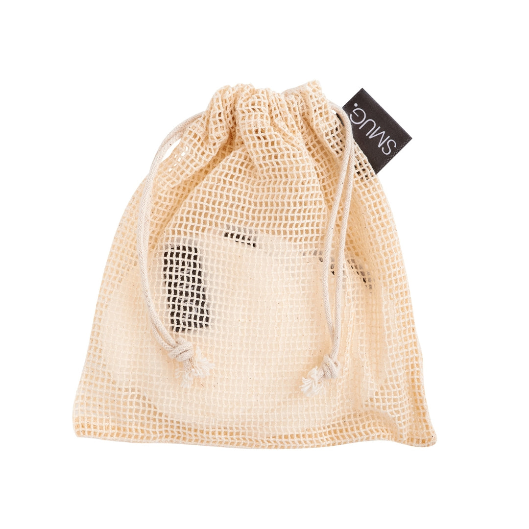 Reusable Cotton Cleanse Pads with Mesh Wash Bag
